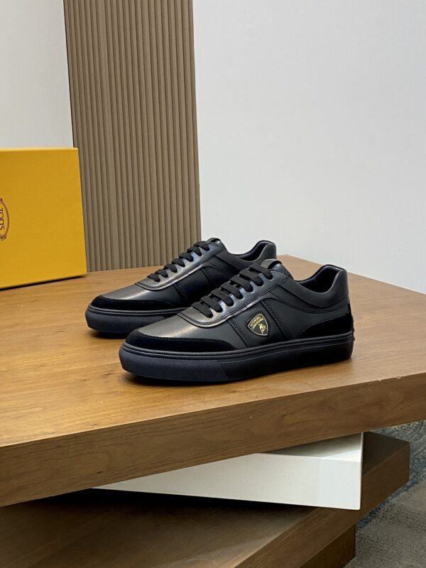 Tod's Co Branded With Lamborghini Logo On Men's Casual Sports Shoes