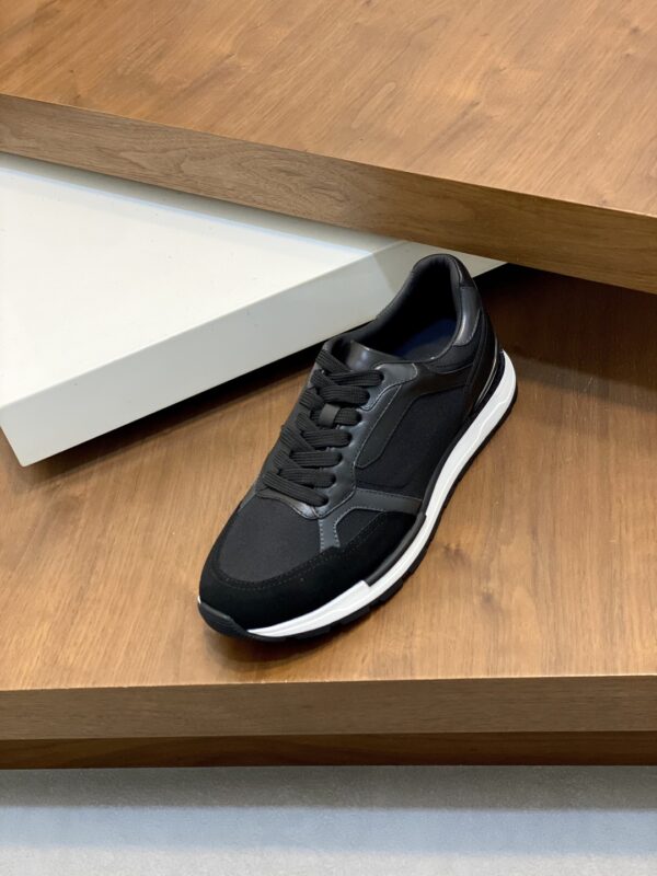 Tod's Men's Multi Leather Patchwork Cowhide Sports Shoes - Image 6