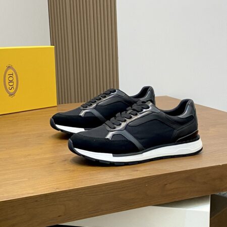Tod's Men's Multi Leather Patchwork Cowhide Sports Shoes