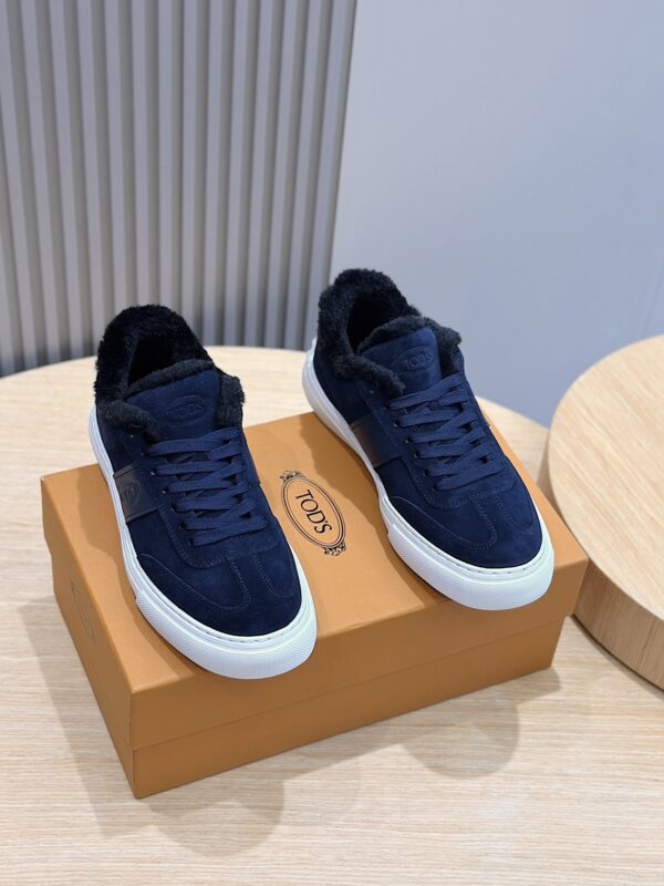 Tod's Suede Leather Wool Lining Casual Sports Shoes - Image 2
