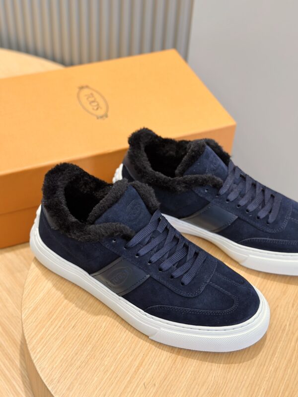 Tod's Suede Leather Wool Lining Casual Sports Shoes - Image 8