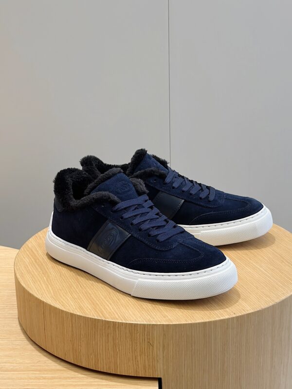 Tod's Suede Leather Wool Lining Casual Sports Shoes
