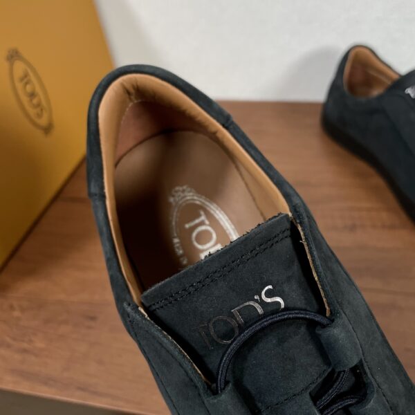 Tod's Calf Leather And Velvet Cowhide Sports Shoes - Image 5