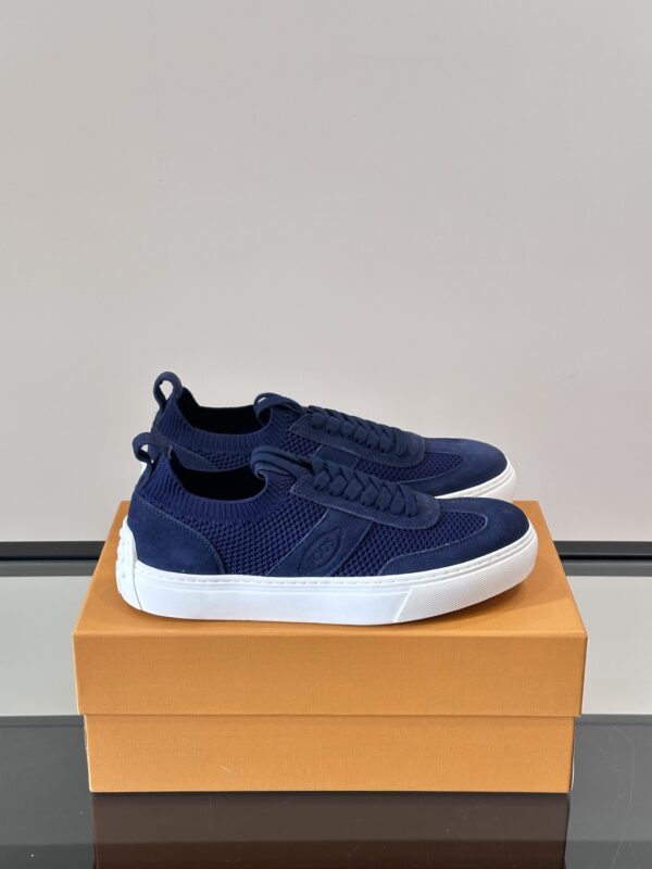 Tod's Men's Suede Patchwork Breathable Fabric Sports Shoes - Image 2