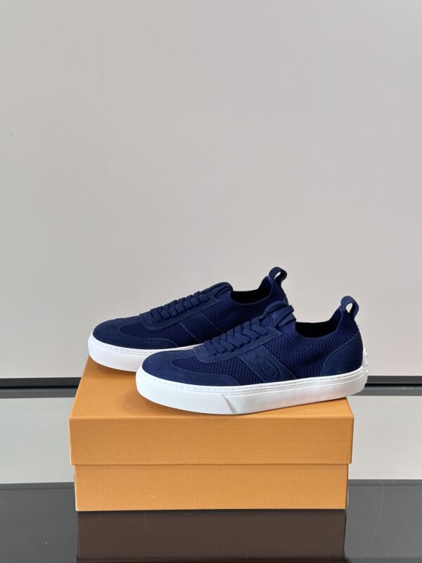 Tod's Men's Suede Patchwork Breathable Fabric Sports Shoes - Image 4