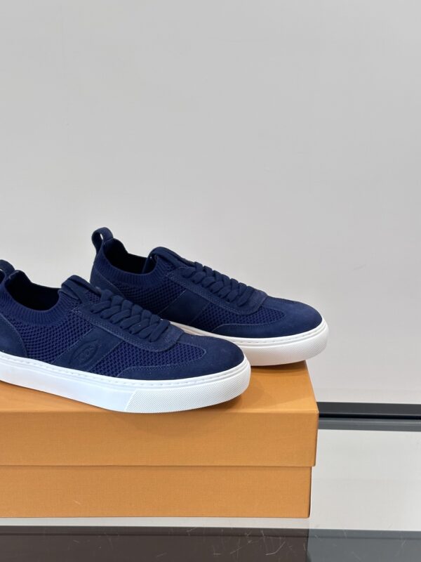 Tod's Men's Suede Patchwork Breathable Fabric Sports Shoes - Image 8