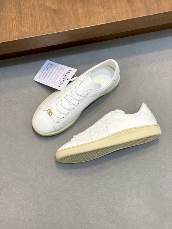 Valentino Men's Nappa Calf Leather Casual Sports Shoes - Image 5
