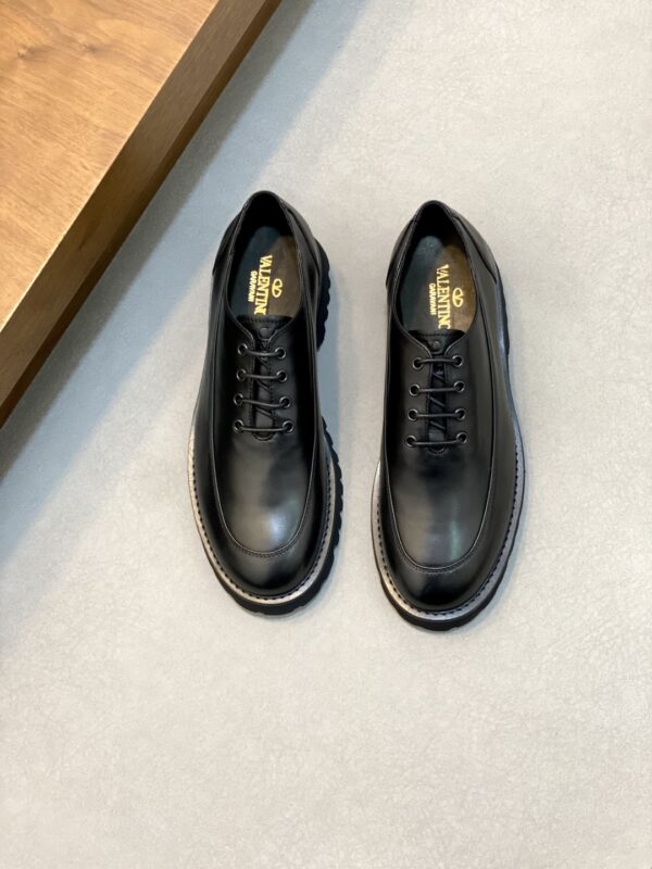 Valentino High Quality Cowhide Leather Casual Formal Shoes - Image 2