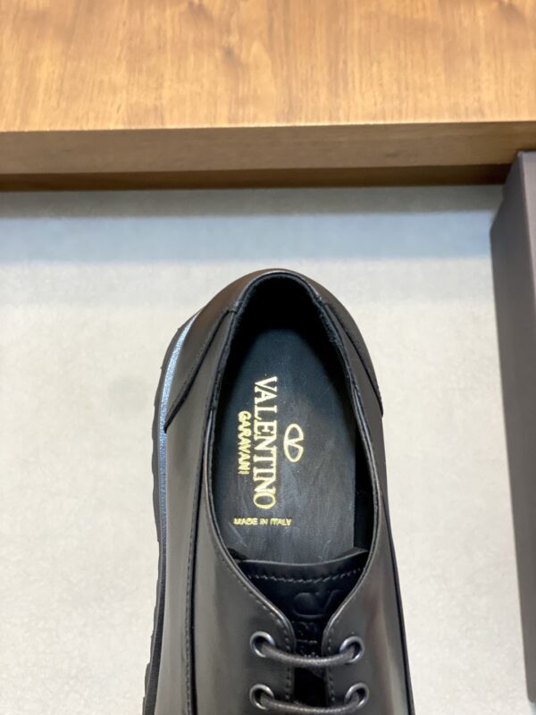 Valentino High Quality Cowhide Leather Casual Formal Shoes - Image 7