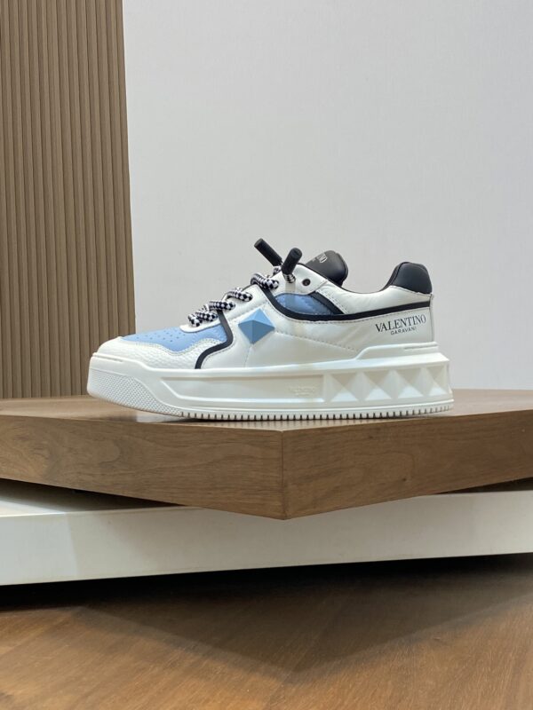 Valentino Onestud Calf Leather Casual Sports Shoes - Image 3