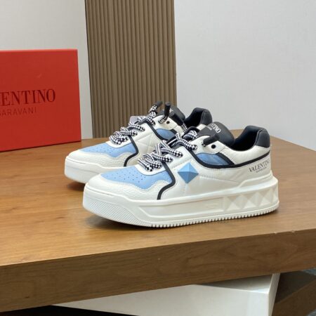 Valentino Onestud Calf Leather Casual Sports Shoes