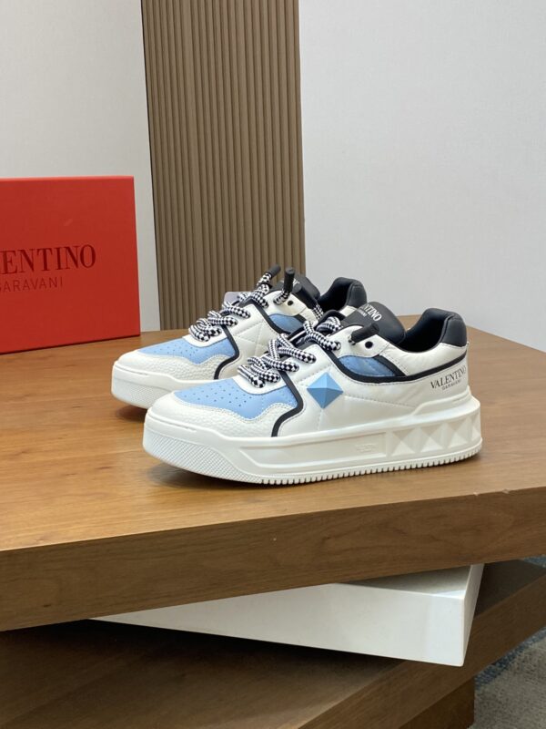 Valentino Onestud Calf Leather Casual Sports Shoes