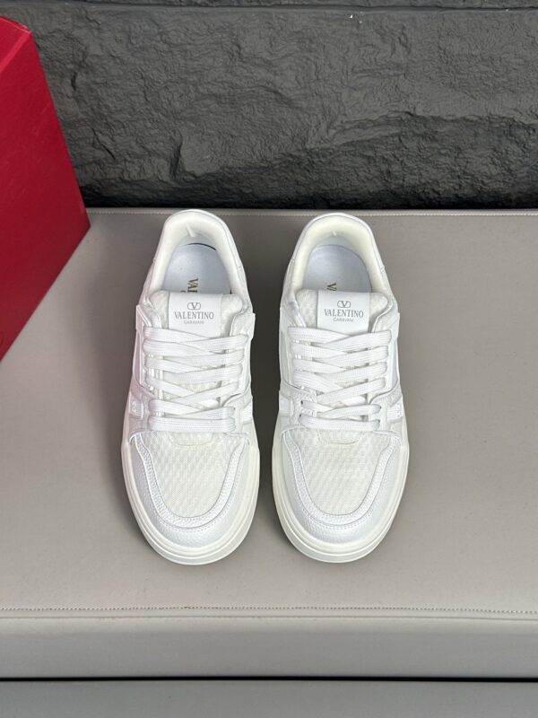Valentino New Calf Leather Thick Soled Casual Sport Shoes - Image 2