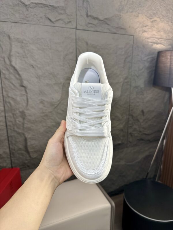 Valentino New Calf Leather Thick Soled Casual Sport Shoes - Image 6