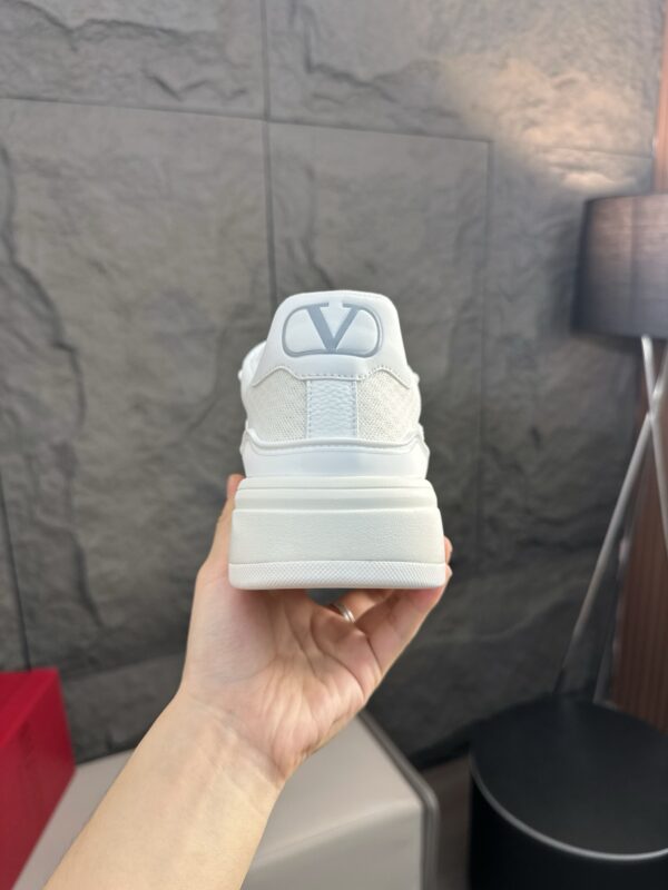 Valentino New Calf Leather Thick Soled Casual Sport Shoes - Image 7