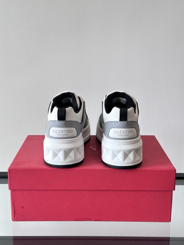 Valentino Freedom New Thick Soled Calf Leather Sneakers - Image 7