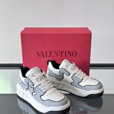 Valentino Freedom New Thick Soled Calf Leather Sneakers