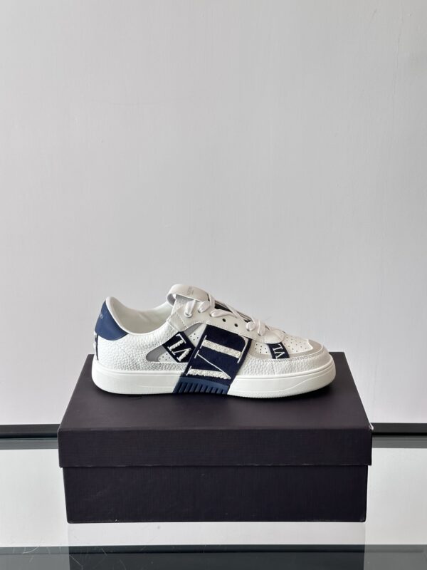 Valentino High Quality Cowhide Leather Classic Casual Sports Shoes - Image 6