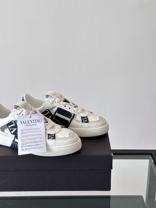 Valentino High Quality Cowhide Leather Classic Casual Sports Shoes - Image 8