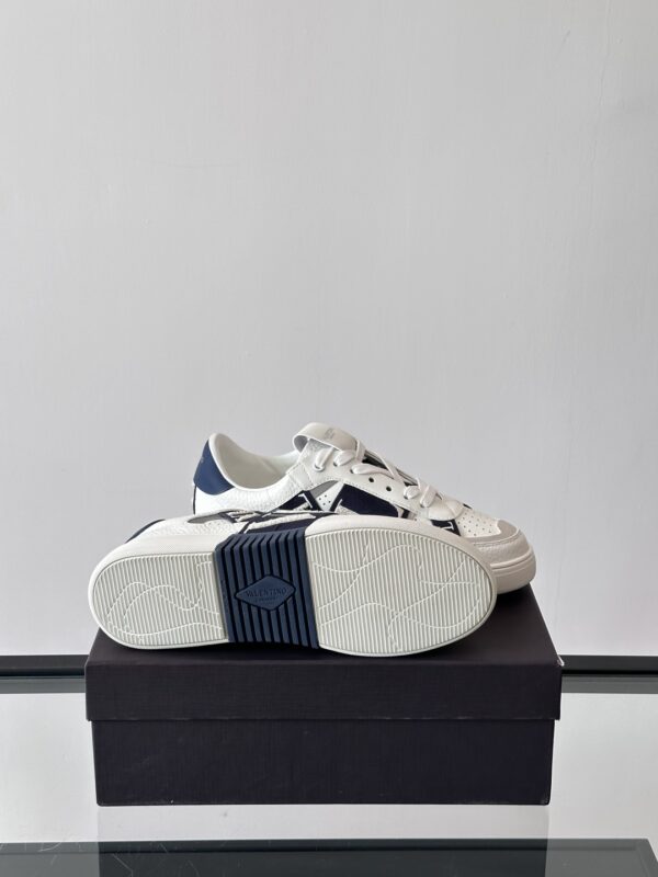 Valentino High Quality Cowhide Leather Classic Casual Sports Shoes - Image 9