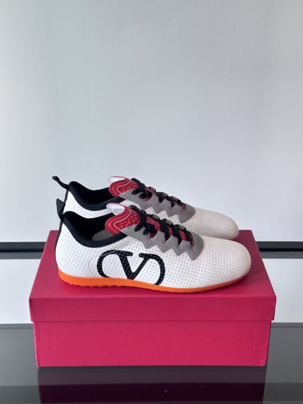 Valentino Chromathon Series Couple's Lambskin Casual Sports Shoes - Image 2