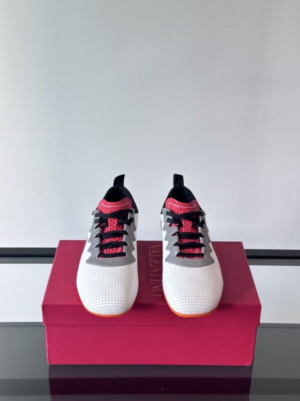 Valentino Chromathon Series Couple's Lambskin Casual Sports Shoes - Image 3