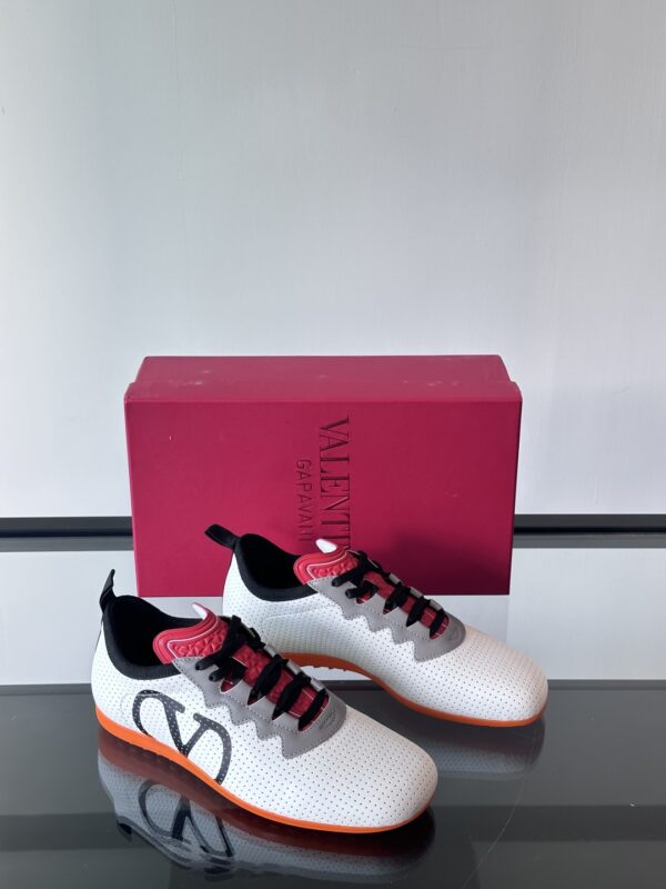 Valentino Chromathon Series Couple's Lambskin Casual Sports Shoes