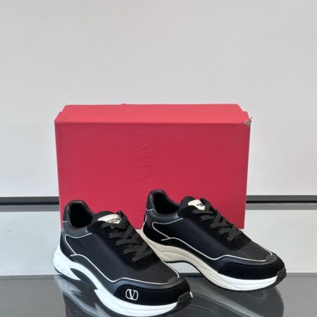 Valentino Good Quality Men's Calf Leather Casual Sports Shoes
