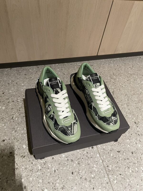 Valentino Fashionable Multi Element Color Blocked Casual Sports Shoes - Image 2