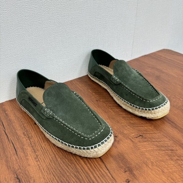 Versace Men's Embroidered Grass Woven Fishing Shoes - Image 3