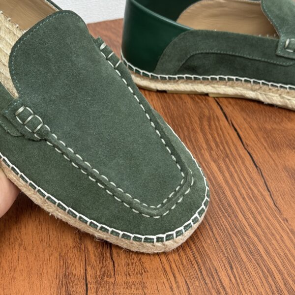 Versace Men's Embroidered Grass Woven Fishing Shoes - Image 5