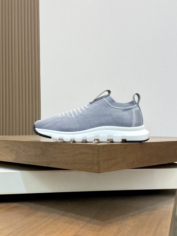 Zegna Techmerino ™  Piuma Flyknit Casual Sports Shoes - Image 3