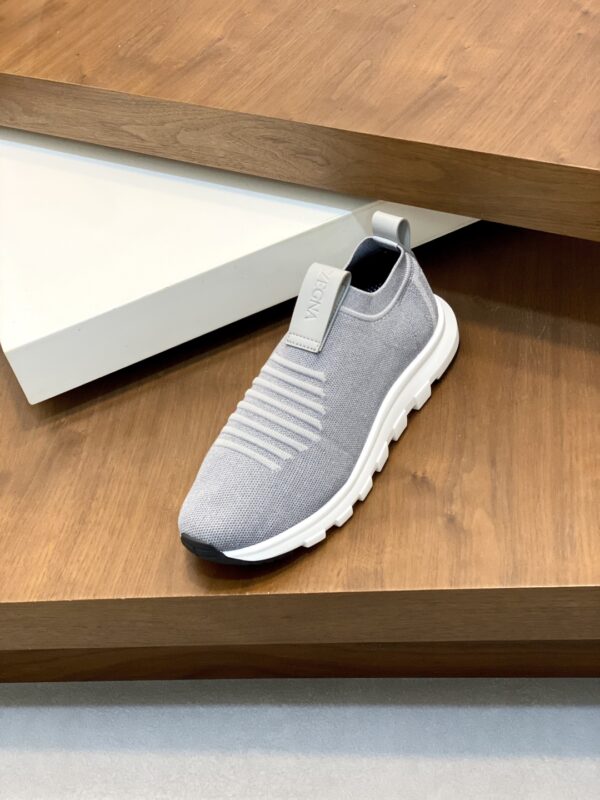 Zegna Techmerino ™  Piuma Flyknit Casual Sports Shoes - Image 6