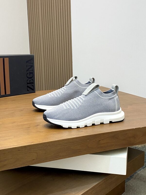 Zegna Techmerino ™  Piuma Flyknit Casual Sports Shoes