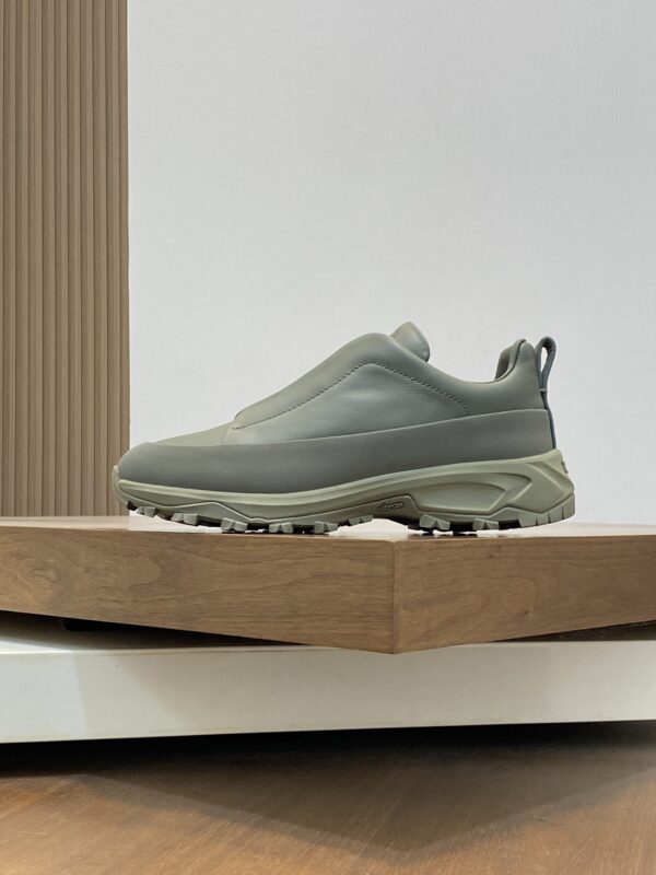 Zegna Triple Stitch ™ Monte Suede Cowhide Leather Casual Sports Shoes - Image 3