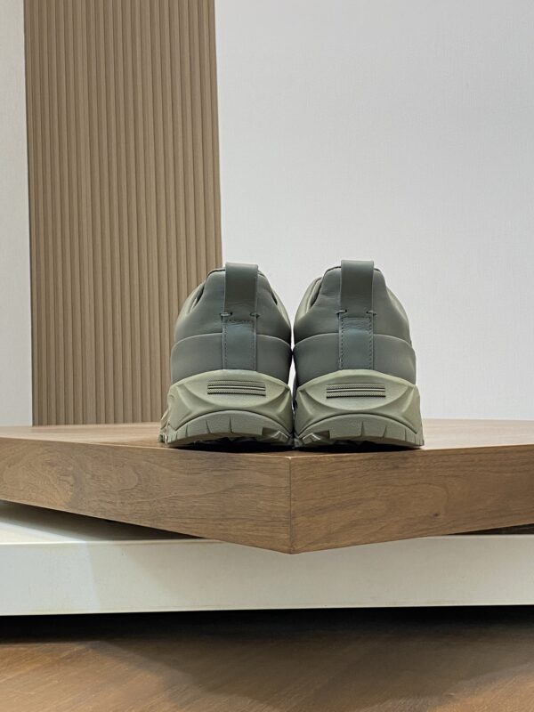 Zegna Triple Stitch ™ Monte Suede Cowhide Leather Casual Sports Shoes - Image 8