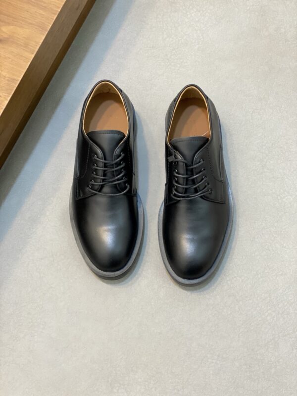Zegna High End Men's Cowhide Leather Casual Formal Shoes - Image 2