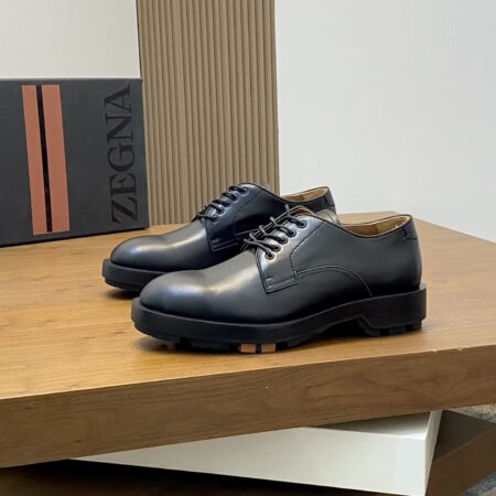 Zegna High End Men's Cowhide Leather Casual Formal Shoes