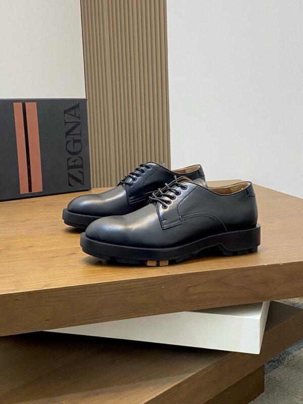 Zegna High End Men's Cowhide Leather Casual Formal Shoes