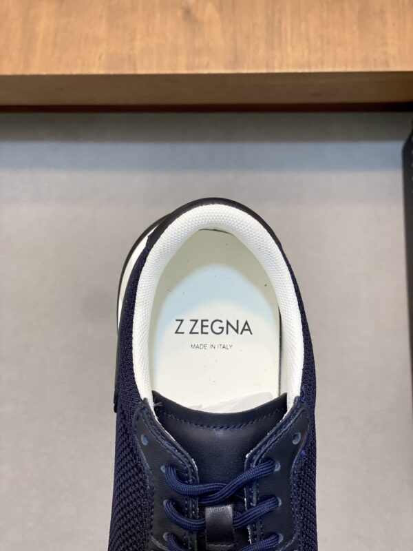 Zegna Men's Nappa Leather Casual Sports Shoes - Image 7