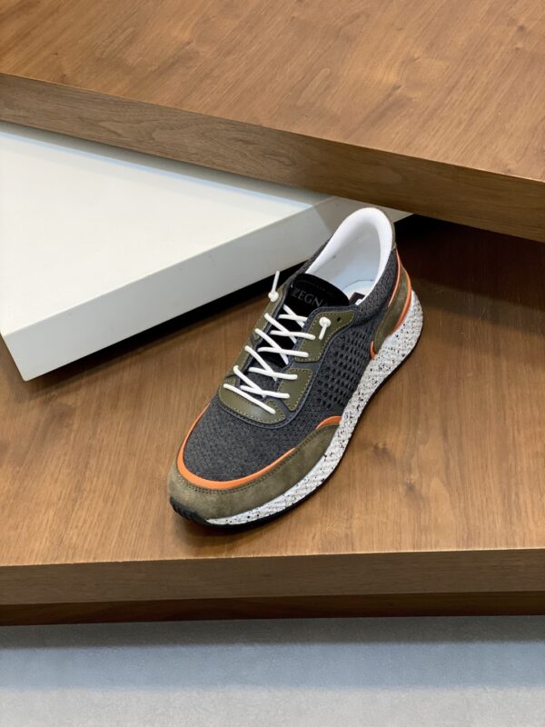 Zegna Techmerino ™  Wool Upper Casual Sports Shoes - Image 6