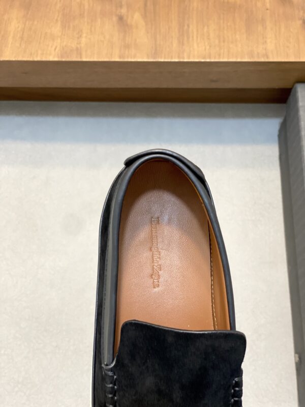 Zegna Garonne Flex Cowhide Leather Casual Loafers - Image 7