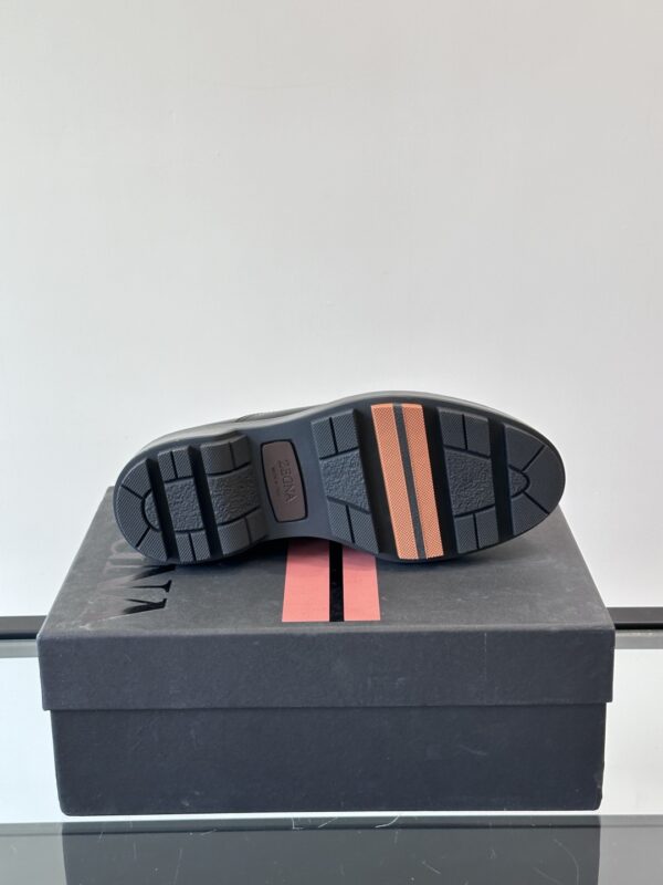 Zegna New High End Cowhide Leather Casual Formal Shoes - Image 9