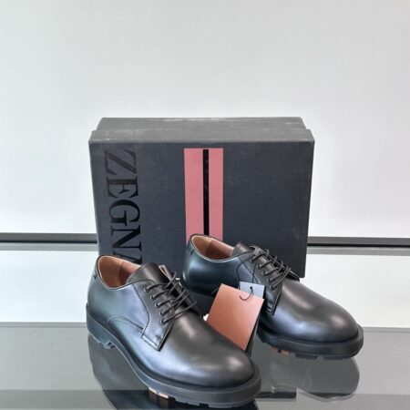 Zegna New High End Cowhide Leather Casual Formal Shoes