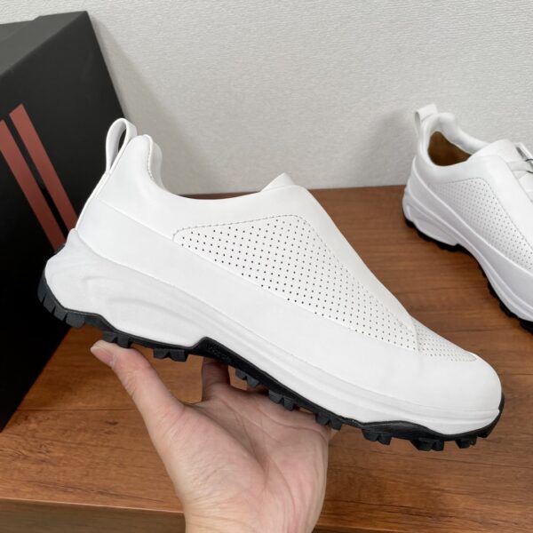 Zegna Triple Stitch ™ Monte Suede Cowhide Casual Shoes - Image 4