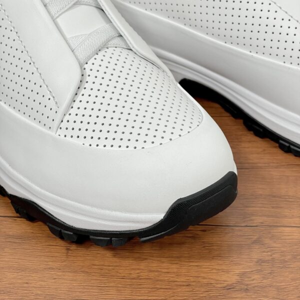 Zegna Triple Stitch ™ Monte Suede Cowhide Casual Shoes - Image 5