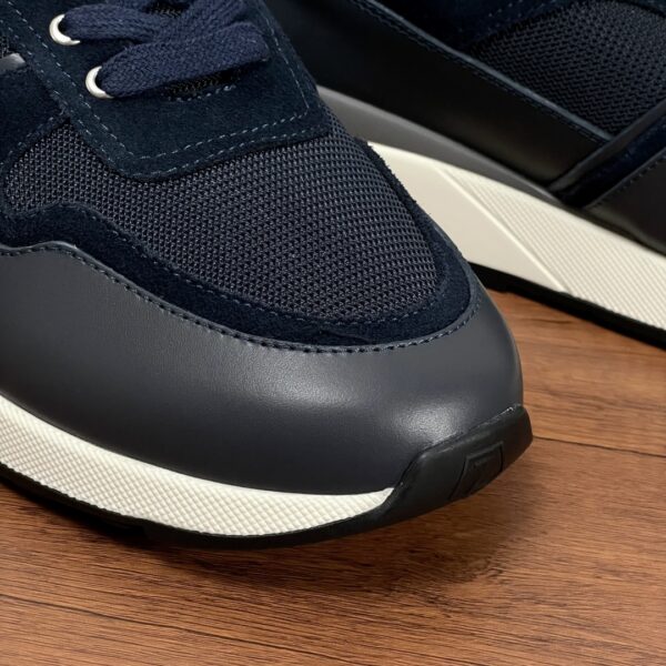 Zegna New Good Quality Men's Low Cut Calf Leather Sports Shoes - Image 5