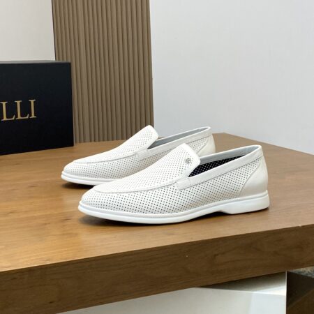 Zilli High Quality Calf Leather Casual Breathable Loafers