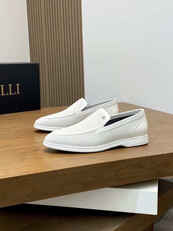 Zilli High Quality Calf Leather Casual Breathable Loafers