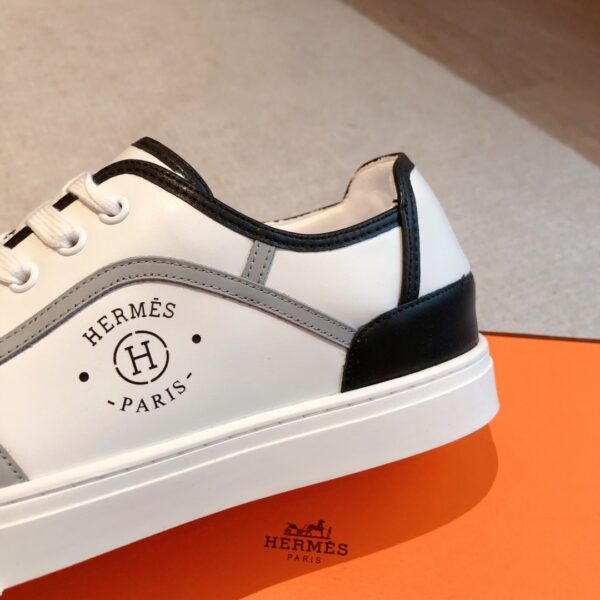 Hermes New Cowhide Leather Casual Shoes For Men And Women - Image 7